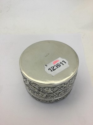 Lot 2269 - A Chinese Export Silver Box