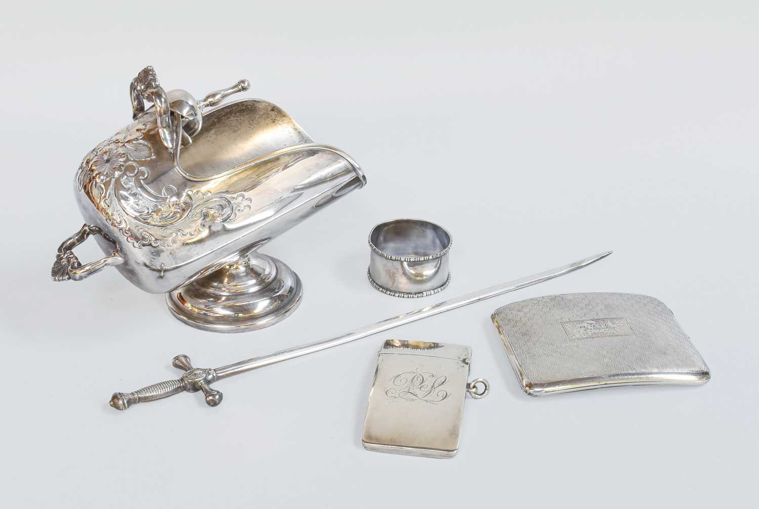 Lot 96 - A Collection of Assorted Silver and Silver...