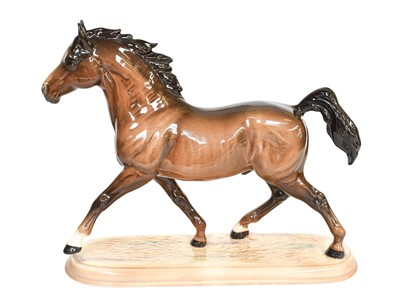 Lot 2169 - Beswick Arab Stallion, model No. 2242, brown...