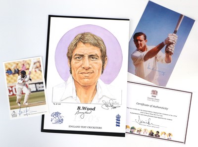Lot 4016 - Various Cricket Related Autographed Photographs
