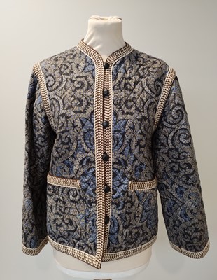 Lot 1081 - Saint Laurent Rive Gauche Cotton Quilted...