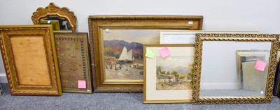 Lot 1098 - J Marshall Jowett (fl.1900-1924) Harbour scene,...