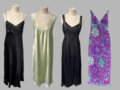 Lot 2140 - Assorted 20th Century Night Gowns, Table Linen...