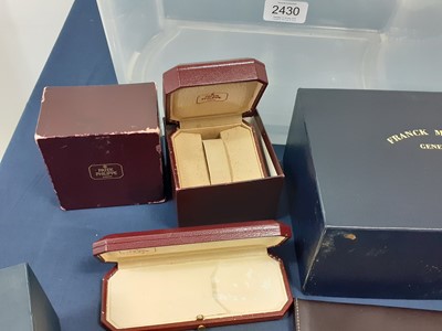 Lot 2430 - Two Patek Philippe Wristwatch Boxes, Patek...