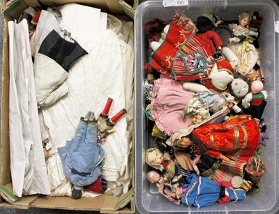 Lot 183 - Assorted Early 20th Century Chinese Dolls,...