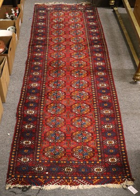 Lot 1263 - Afghan War Rug, the field depicting stylised...