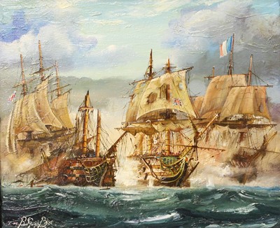 Lot 1143 - Peter Gerald Baker (20th Century) "Trafalgar"...