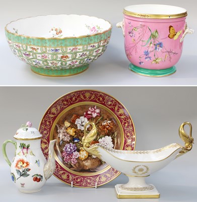 Lot 206 - A Collection of Continental Porcelain,...