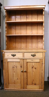 Lot 1292 - A Pine Dresser and Rack of Small Proportions,...