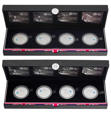 Lot 384 - 2x Royal Mint, London Olympics Coin Sets,...