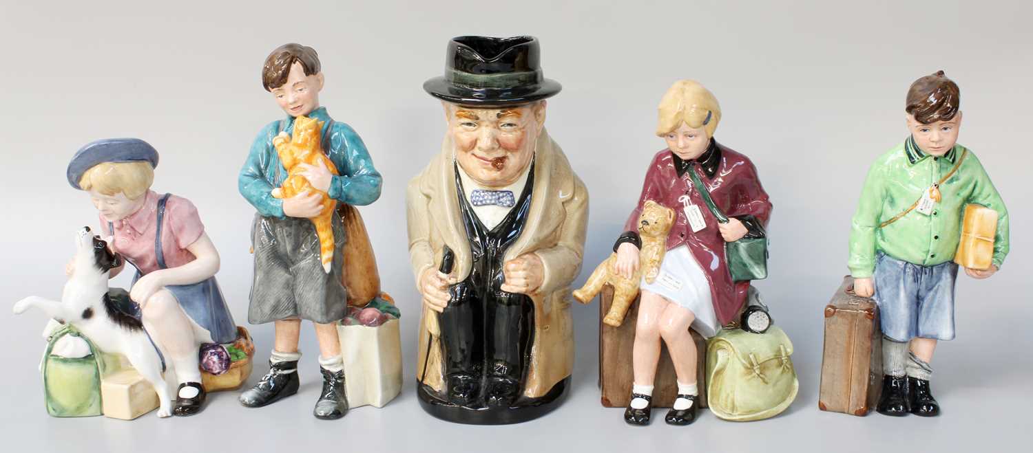 Lot 246 - A Collection of Royal Doulton Figures, to...