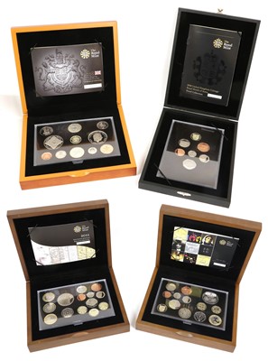 Lot 354 - Assorted UK Proof Sets, 4 sets comprising;...