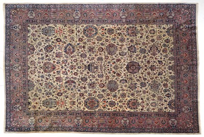 Lot 383 - Tabriz Carpet North West Iran, circa 1930 The...