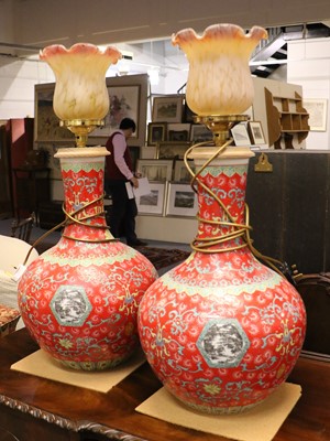 Lot 327 - A Large Pair of Modern Chinese Porcelain...