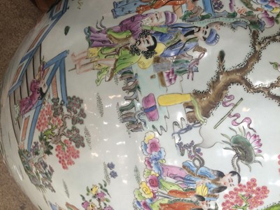Lot 198 - A Large Chinese Porcelain Fish Bowl, Qianlong...