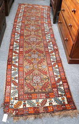 Lot 1012 - Sarab Runner, the camel ground with six...