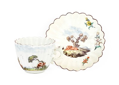 Lot 82 - A Chelsea Porcelain Teacup and Saucer, by...
