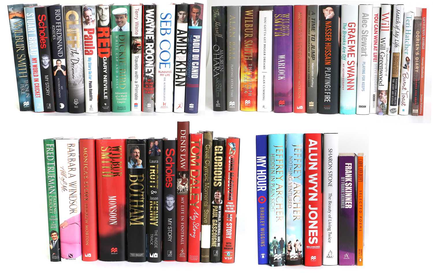 Lot 4208 - Various Autographed Books