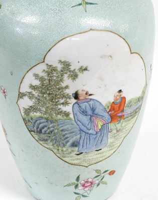 Lot 43 - A Chinese Porcelain Vase, Qianlong reign mark...