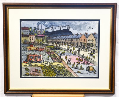 Lot 1001 - Eric Hill (b.1921) "Going on Afters" Signed,...