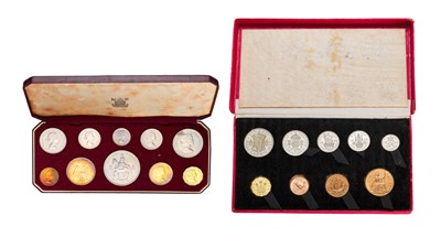 Lot 341 - 2x Royal Mint Proof Sets, comprising; George...