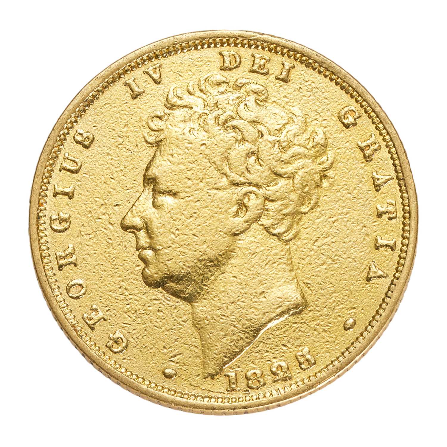 Lot 236 - George IV, Sovereign 1825, shield reverse...