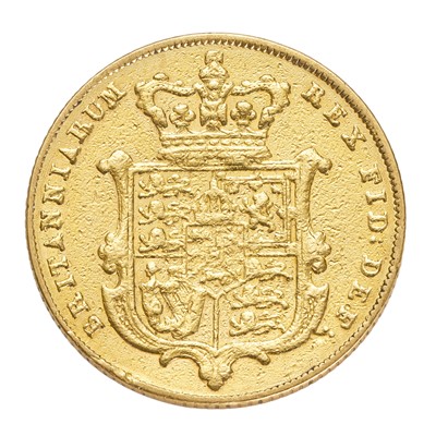 Lot 236 - George IV, Sovereign 1825, shield reverse...