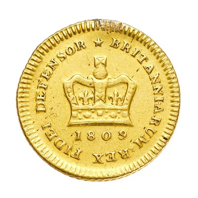 Lot 233 - George III, Third Guinea 1809 (S.3740)...