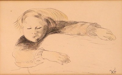 Lot 1194 - Sonia Lawson RA, RWS, RWA (b.1934) Sleeping...