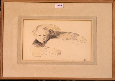 Lot 1194 - Sonia Lawson RA, RWS, RWA (b.1934) Sleeping...