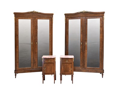 Lot 1294 - A Late 19th Century French Four-Piece Kingwood,...