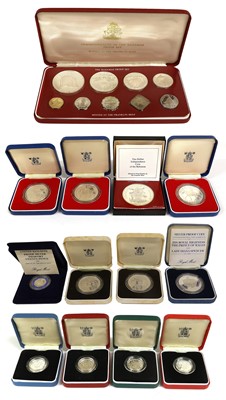 Lot 413 - 12x Silver Proof Commemorative coins;...