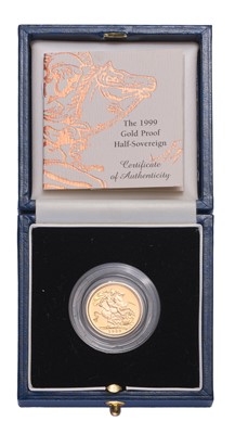 Lot 325 - Elizabeth II, Proof Half Sovereign 1999;...