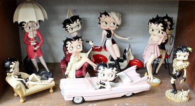 Lot 190 - A collection of Betty Boop Composite figures,...