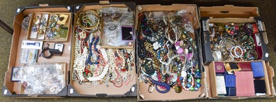 Lot 126 - A Large Quantity of Costume Jewellery,...