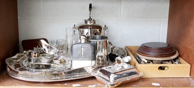 Lot 189 - A Quantity of Silver Plated Items, including...
