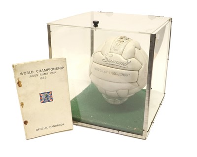 Lot 3066 - Summit Hand Sewn Leather Football With Various Mid-1960's Autographs