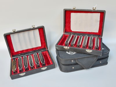 Lot 283 - A Collection of 19 Harmonica Mouth Organs