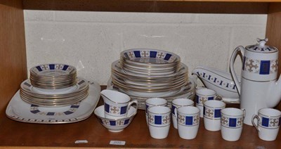 Lot 200 - Spode Persia pattern blue and gilt dinner wares