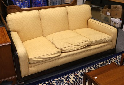 Lot 1217 - A 1920s Mahogany Framed Three Piece Suite,...
