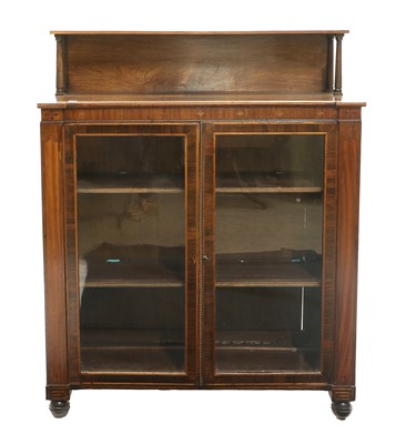 Lot 1228 - A Regency Rosewood, Satinwood-Banded and...