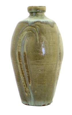 Lot 84 - Mike Dodd (born 1943): A Tall Stoneware Bottle...