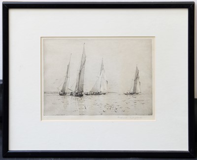 Lot 1173 - Rowland Langmaid (1897-1956) "H.M.S Renown &...