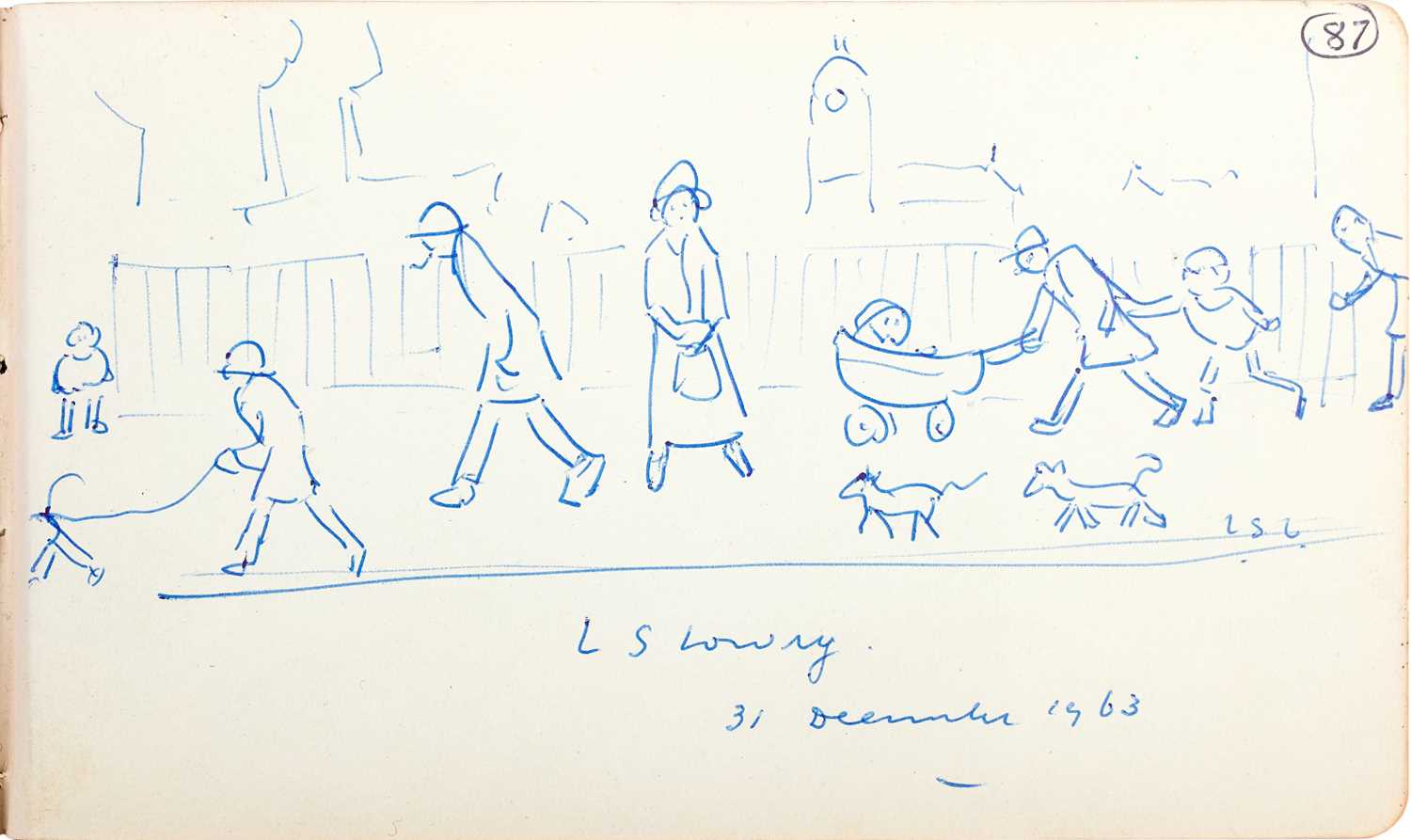 Lot 508 - Laurence Stephen Lowry RBA, RA (1887-1976)...