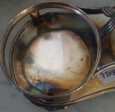 Lot 3 - A Pair of Green Glass Mallet Decanters and...