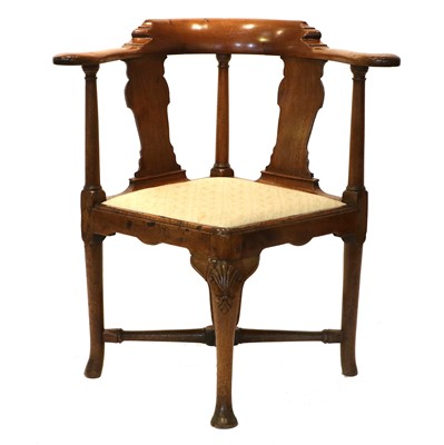 Lot 1187 - A George III Mahogany Elbow Chair, circa 1780,...