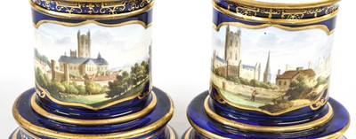 Lot 90 - A Pair of Chamberlains Worcester Porcelain...