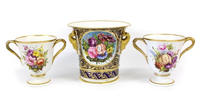 Lot 65 - A Derby Cache Pot on Stand, circa 1810, in the...
