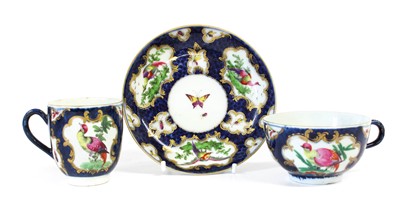 Lot 60 - A Worcester Porcelain Teapot and Cover, circa...