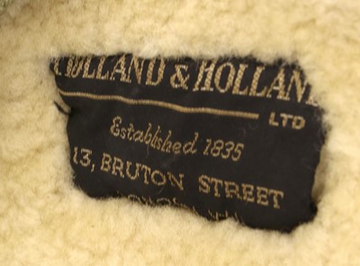 Lot 203 - A Holland & Holland Leather Trimmed Green...